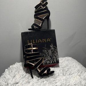 - Liliana high heels sandals black size 6